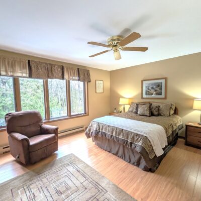 Skogland Condo #11 – Patio with lots of natural light and cozy furnishings!
